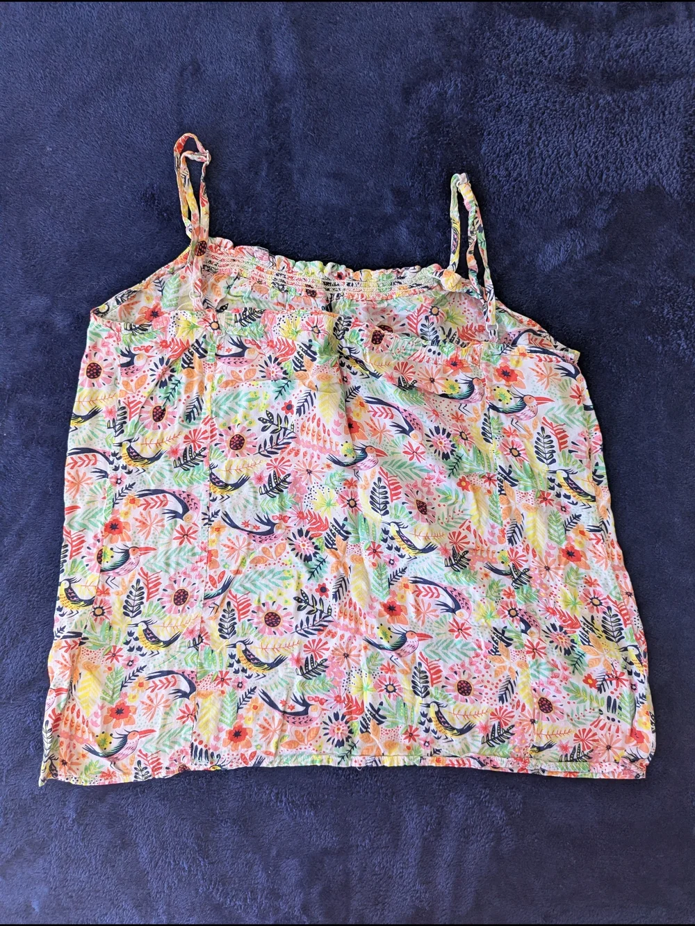 GAP Summer Tank Top Trio - Yellow Dragonfly, White Crochet, Multi Floral